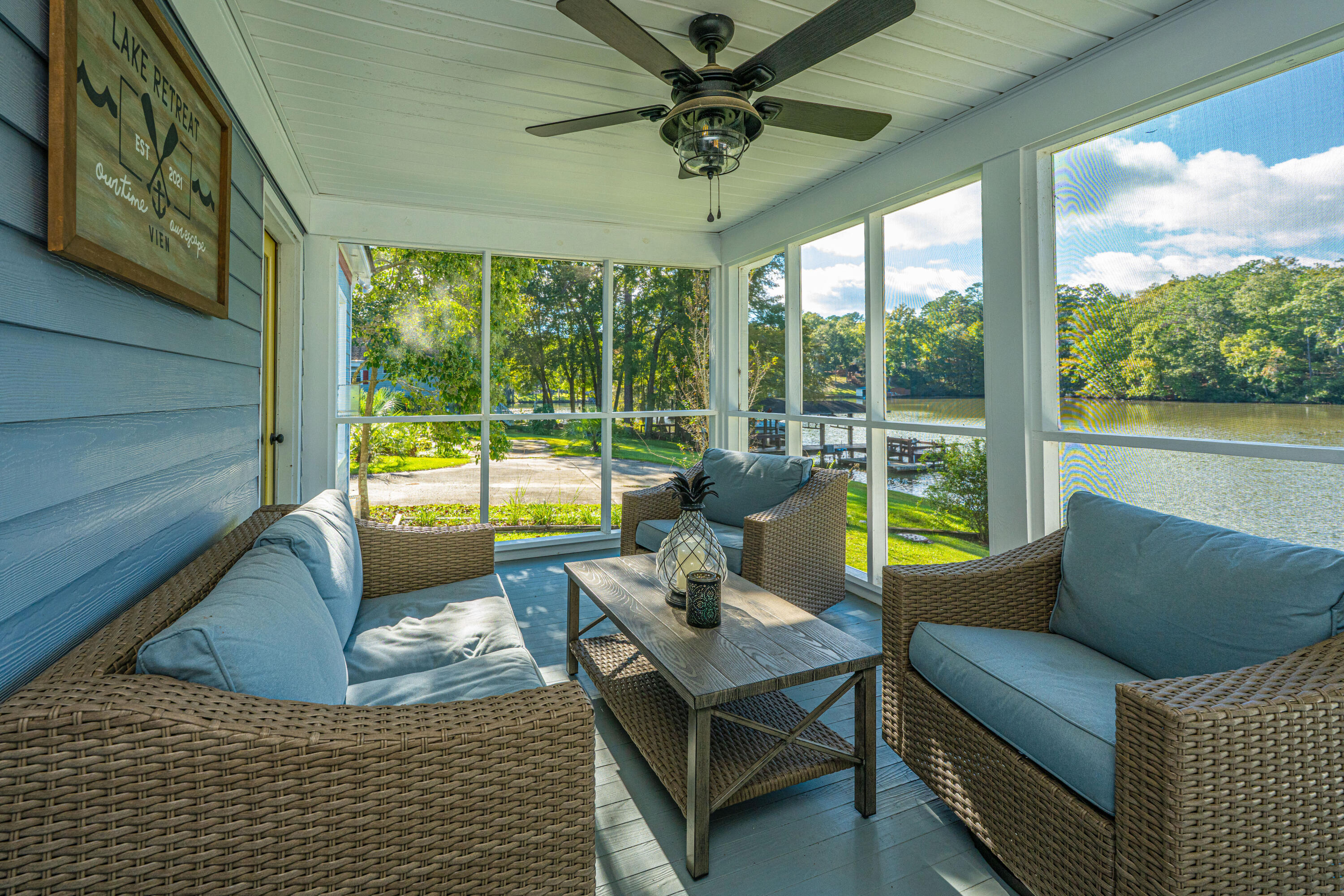1075 Chapel Branch Road Santee, SC 29142 - Photo 26 of 35 Screened Back Porch