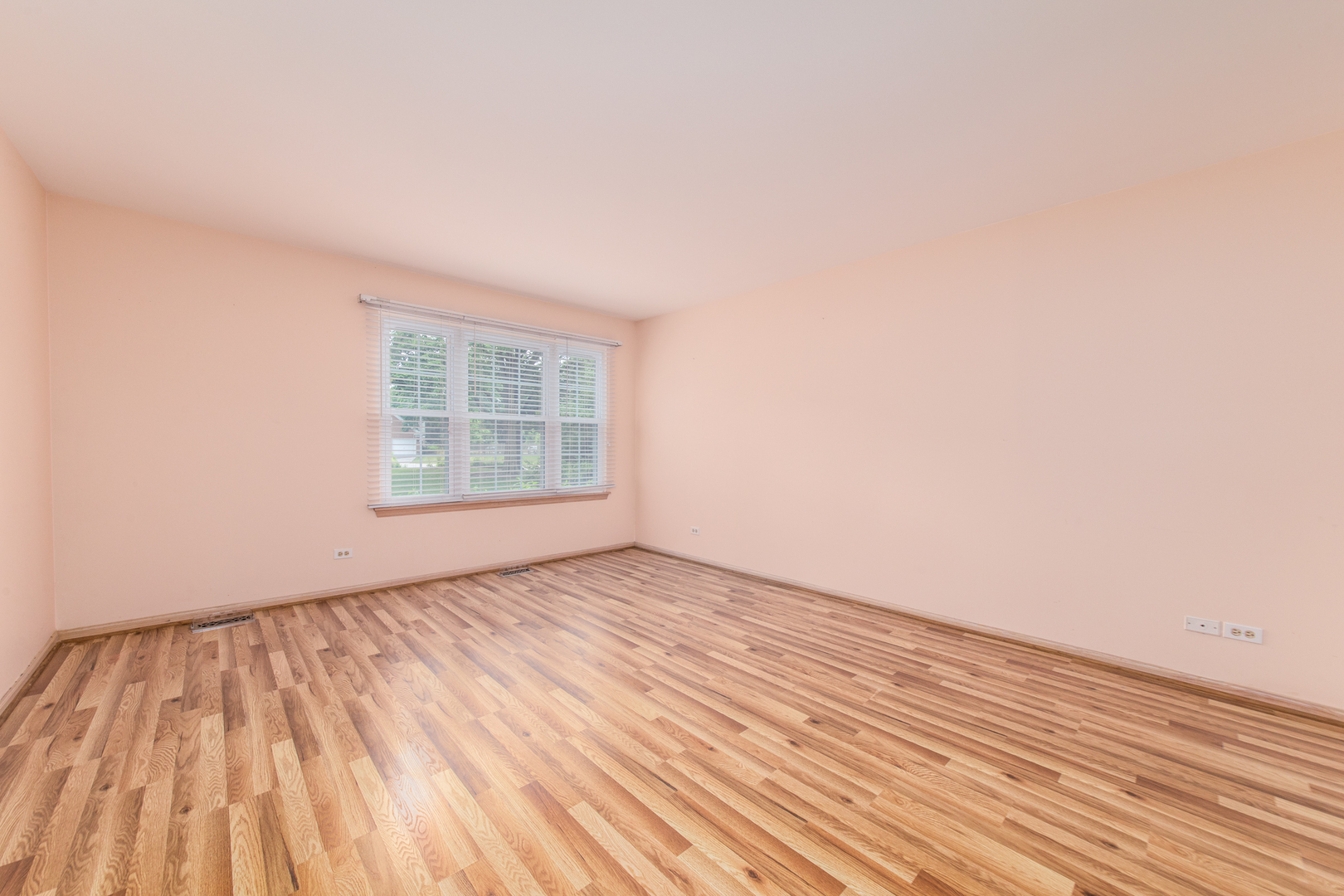 910 Persimmon Lane, Unit B Mount Prospect, IL 60056 - Photo 12 of 31 an empty room with wooden floor and windows
