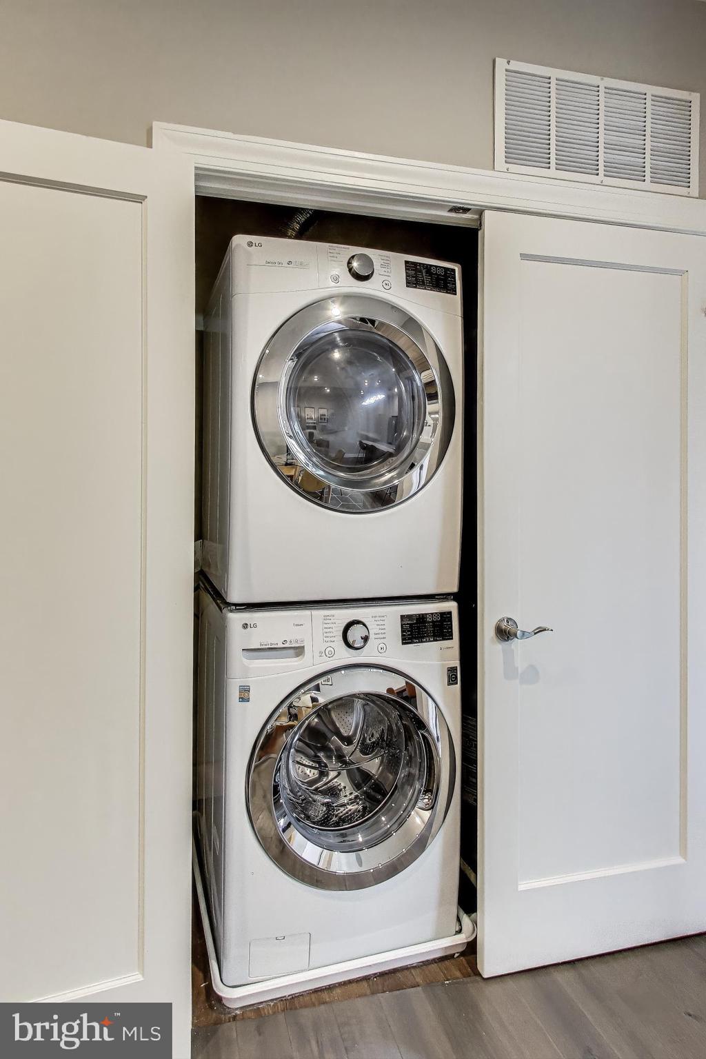 625 Park Road Northwest, Unit 206 Washington, DC 20010 - Photo 23 of 24 Full-size washer-dryer and storare.