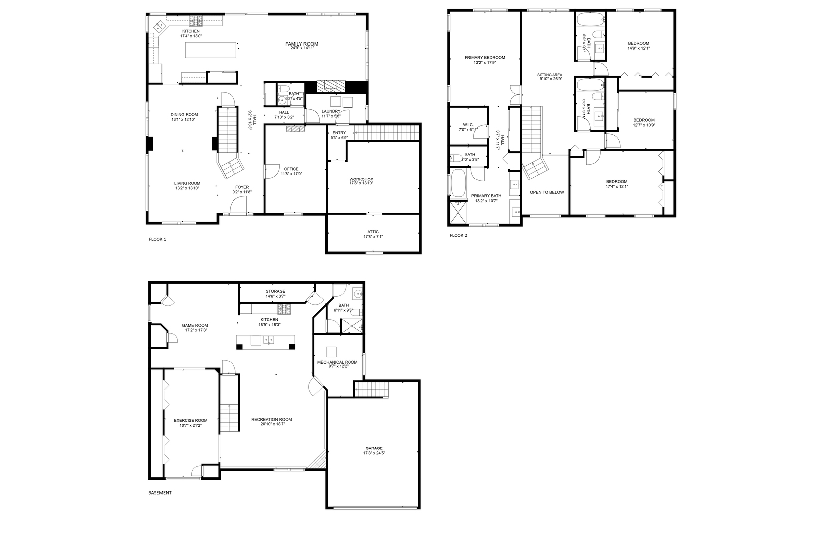 1826 Prairie Ridge Circle Lindenhurst, IL 60046 - Photo 39 of 39 a picture of floor plan