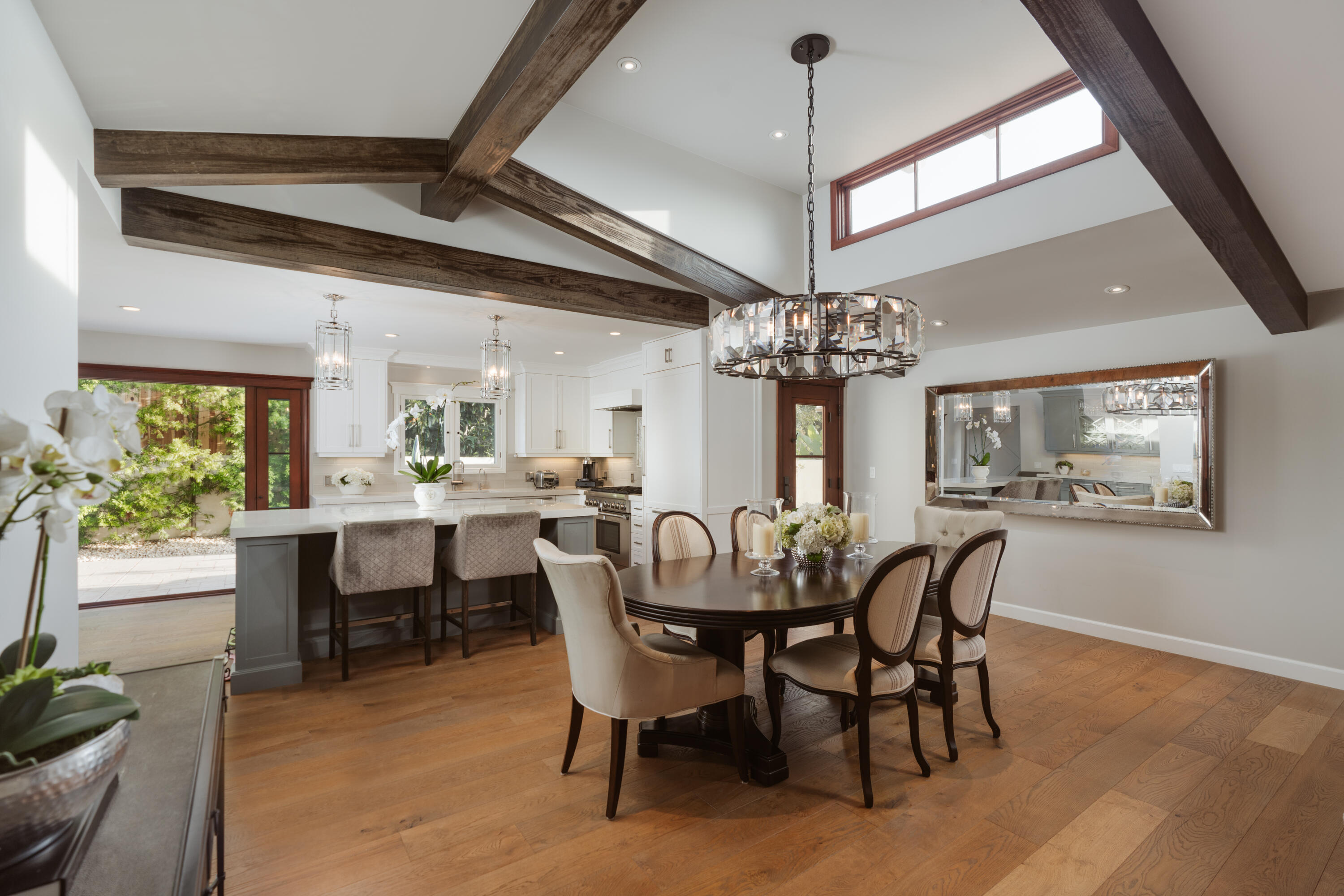 844 Meigs Road Santa Barbara, CA 93109 - Photo 9 of 32 a view of a dining room with furniture window and wooden floor