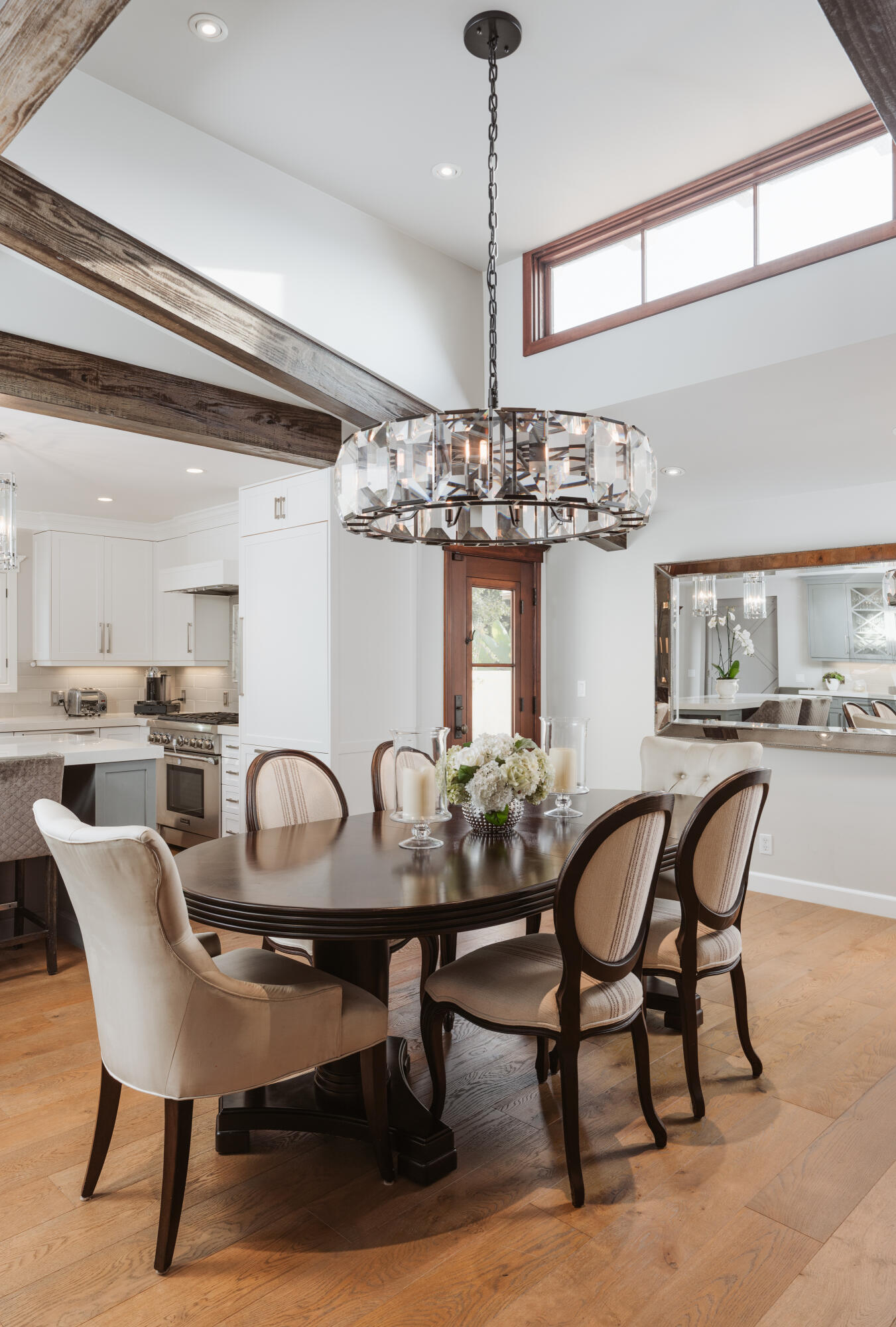 844 Meigs Road Santa Barbara, CA 93109 - Photo 10 of 32 a view of a dining room with furniture and chandelier