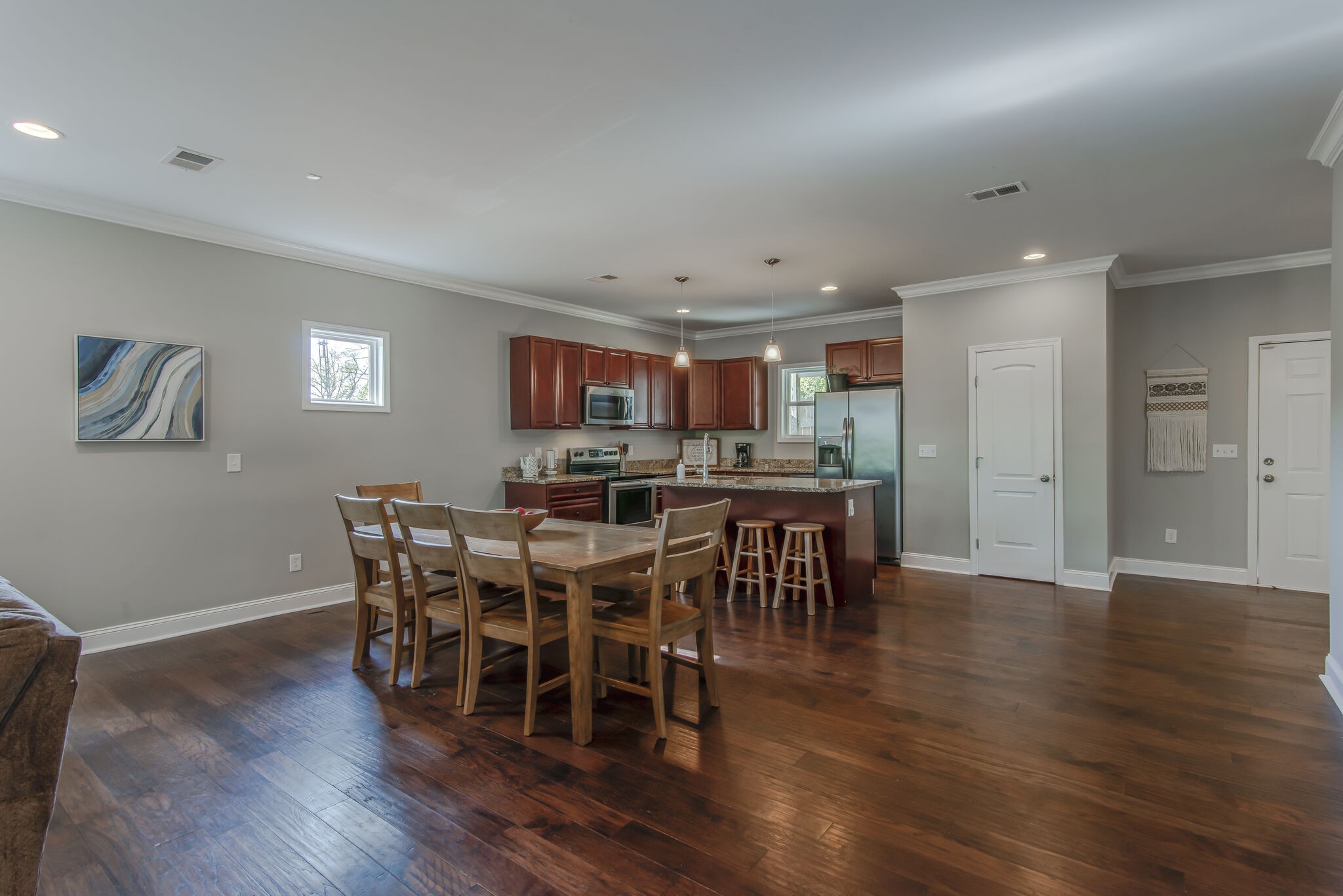 357 Flora Maxwell Road Nashville, TN 37211 - Photo 9 of 31 a view of a dining room with furniture and wooden floor