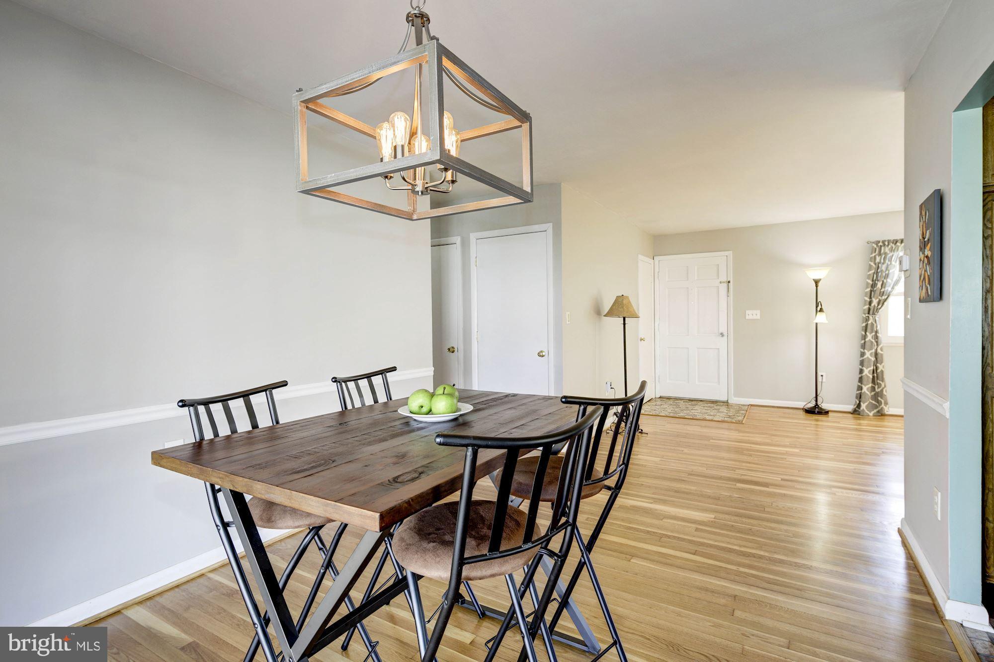 6104 Moorefield Road Catonsville, MD 21228 - Photo 11 of 30 Dining room with new upgraded light fixture