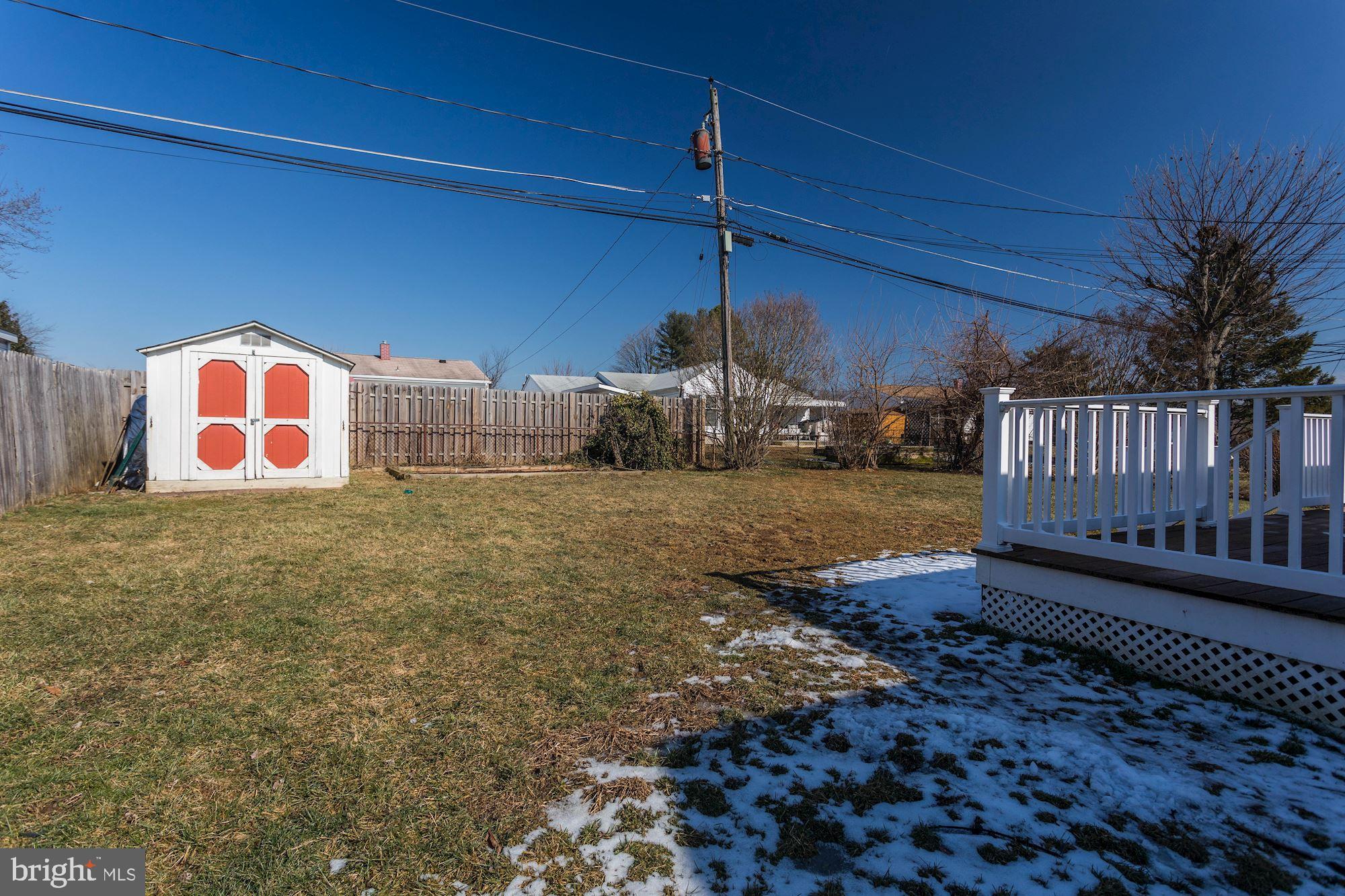 6104 Moorefield Road Catonsville, MD 21228 - Photo 27 of 30 Spacious fenced rear yard and shed