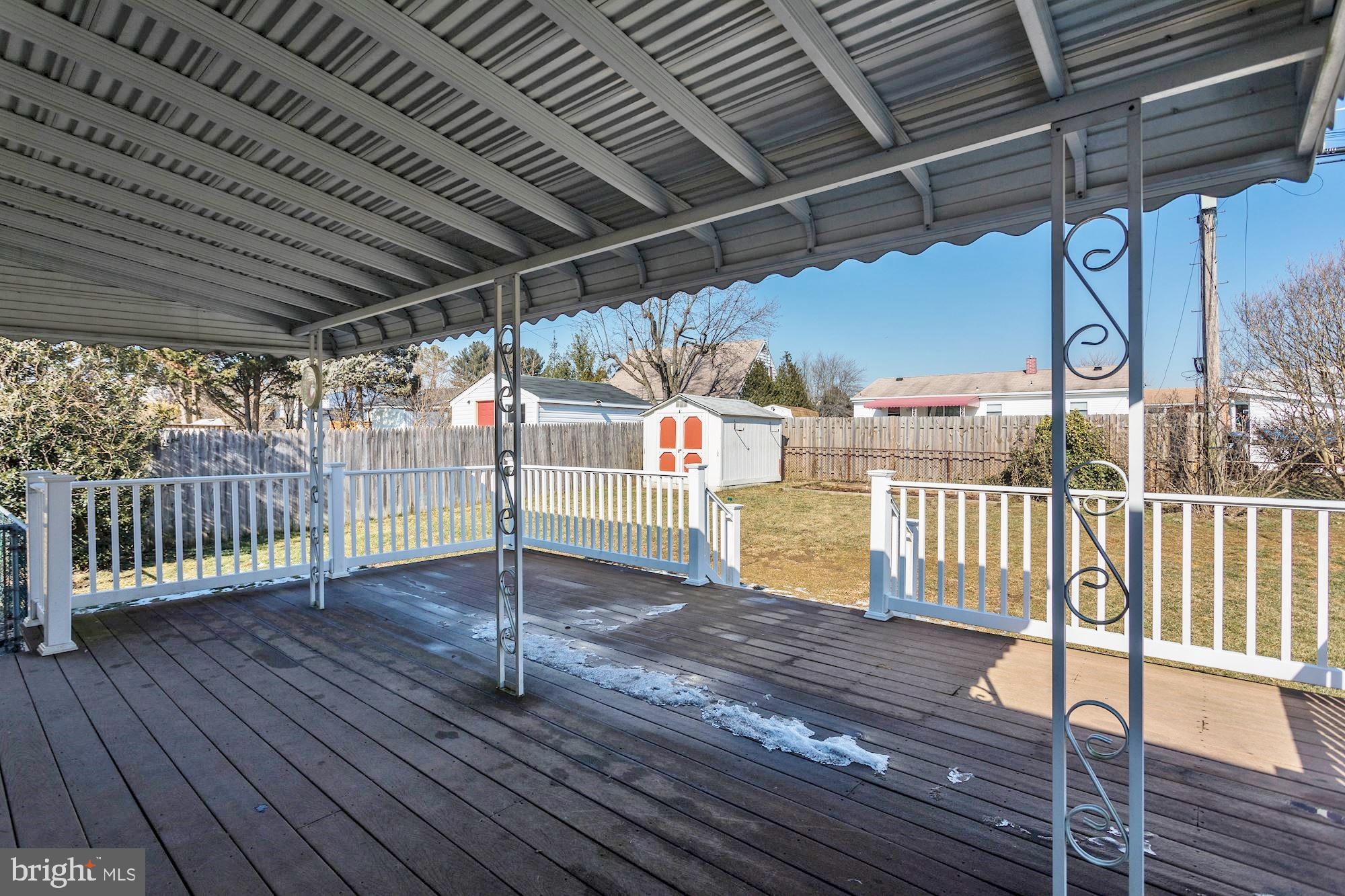 6104 Moorefield Road Catonsville, MD 21228 - Photo 10 of 30 Large covered composite deck