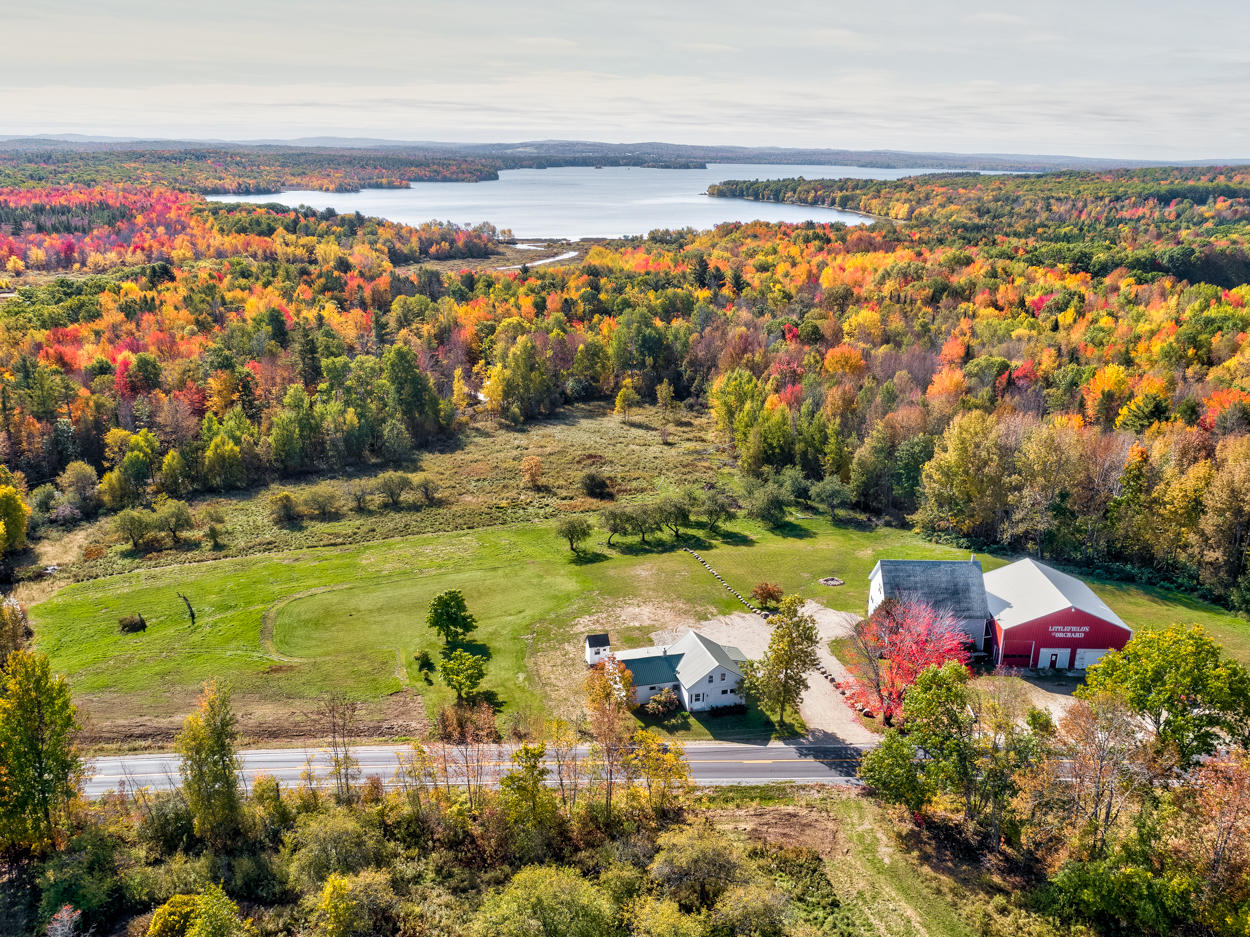689 Troy Road Burnham, ME 04922 - Photo 52 of 72 aerial from fall 2018
