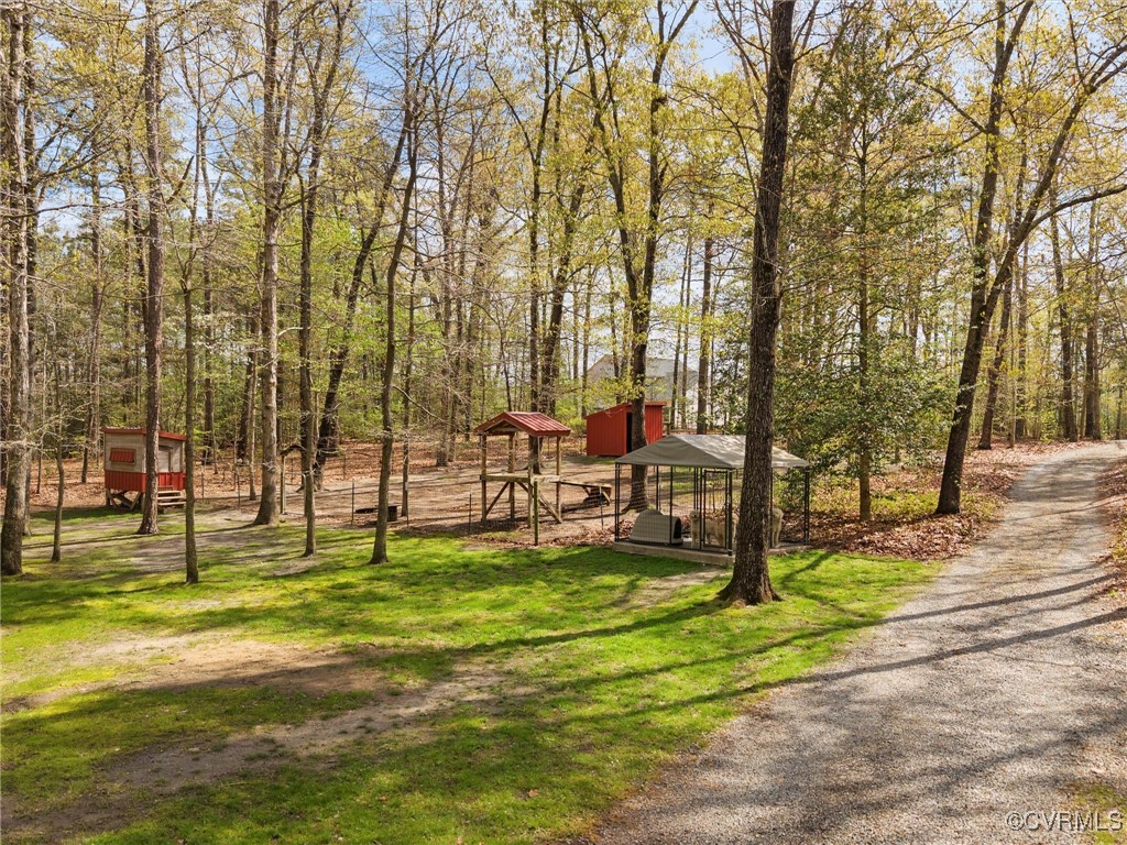 1979 Commins Road Aylett, VA 23009 - Photo 41 of 45 Kennel, Chicken Coop & Goat Barn & Tower