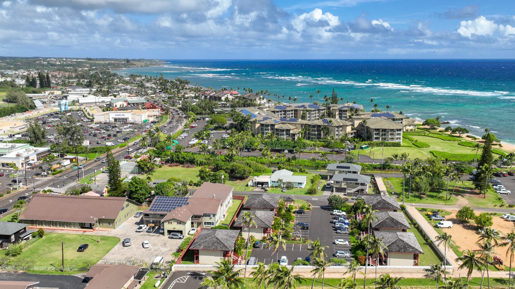 4461 Kamoa Road, Unit F21 Kapaa, HI 96746 - Photo 17 of 20 an aerial view of residential houses with outdoor space