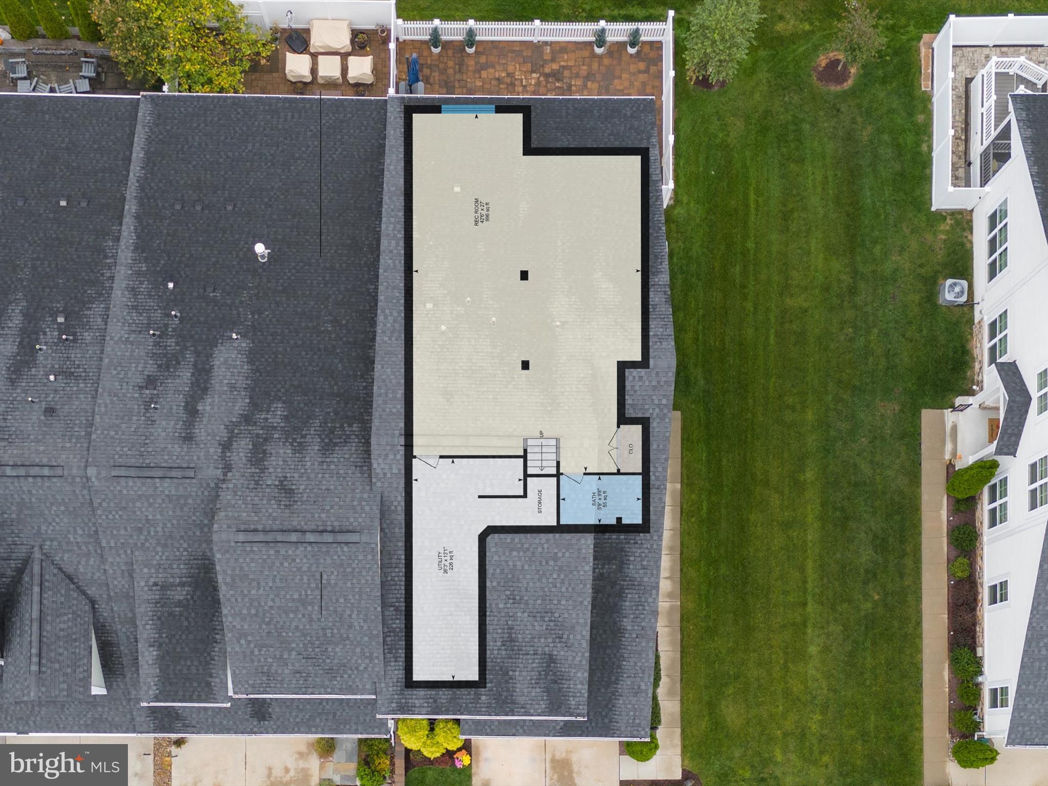 1530 Yellow Sand Lane Odenton, MD 21113 - Photo 84 of 87 an aerial view of a house with a yard