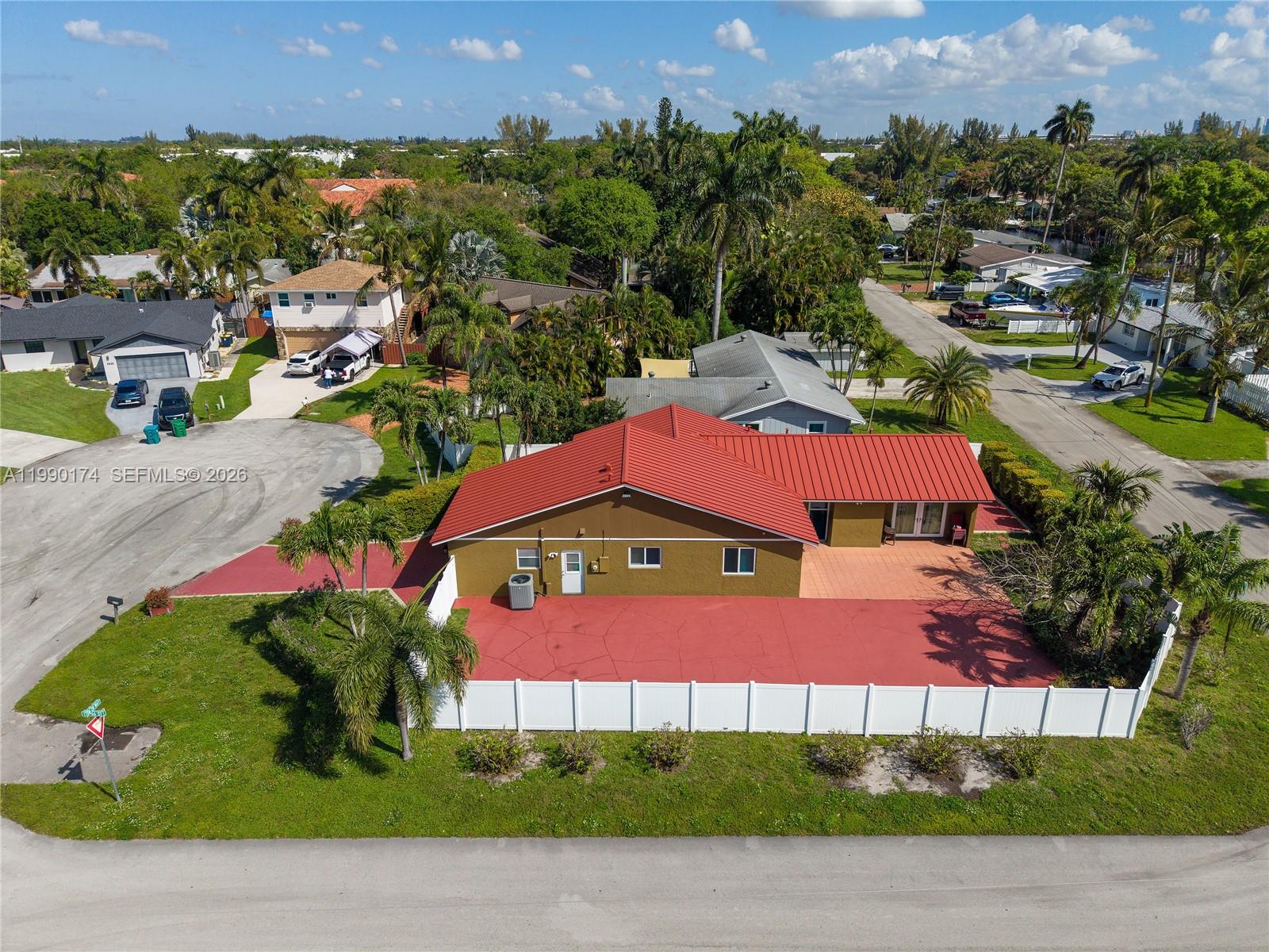 4548 Southwest 28th Way Dania Beach, FL 33312 - Photo 55 of 63 an aerial view of residential houses with outdoor space and trees