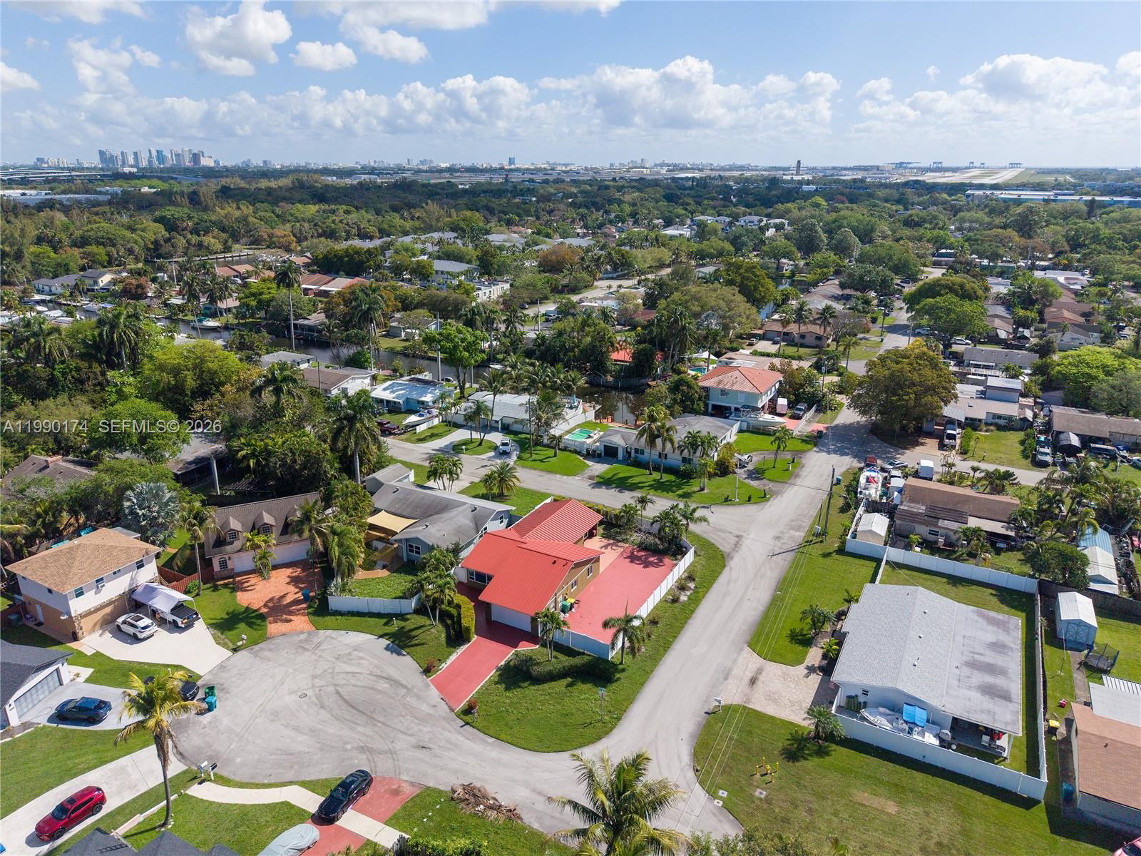 4548 Southwest 28th Way Dania Beach, FL 33312 - Photo 58 of 63 an aerial view of residential houses with outdoor space