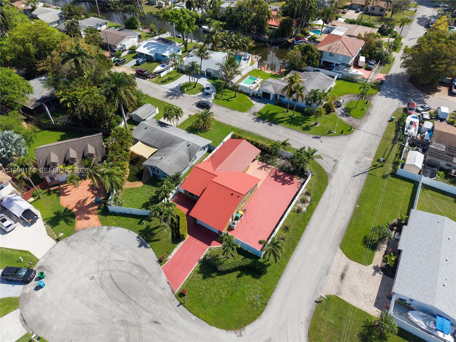 4548 Southwest 28th Way Dania Beach, FL 33312 - Photo 59 of 63 an aerial view of residential houses with outdoor space