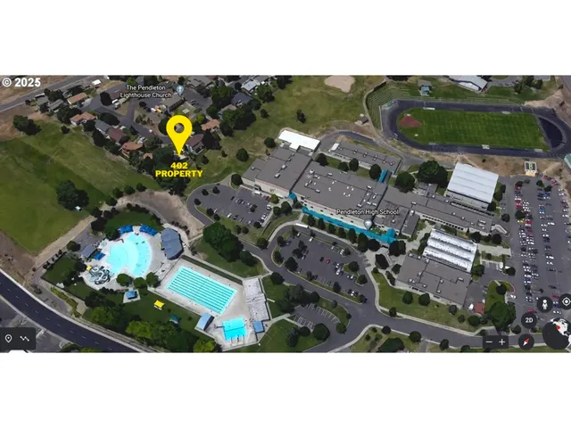 a view of a swimming pool