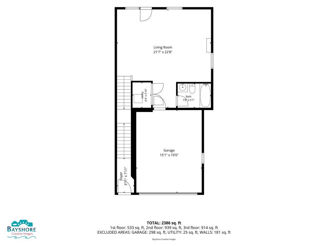 14413 Sandy Ridge Lane Laurel, MD 20707 - Photo 41 of 41 Lower Level floor plan.
