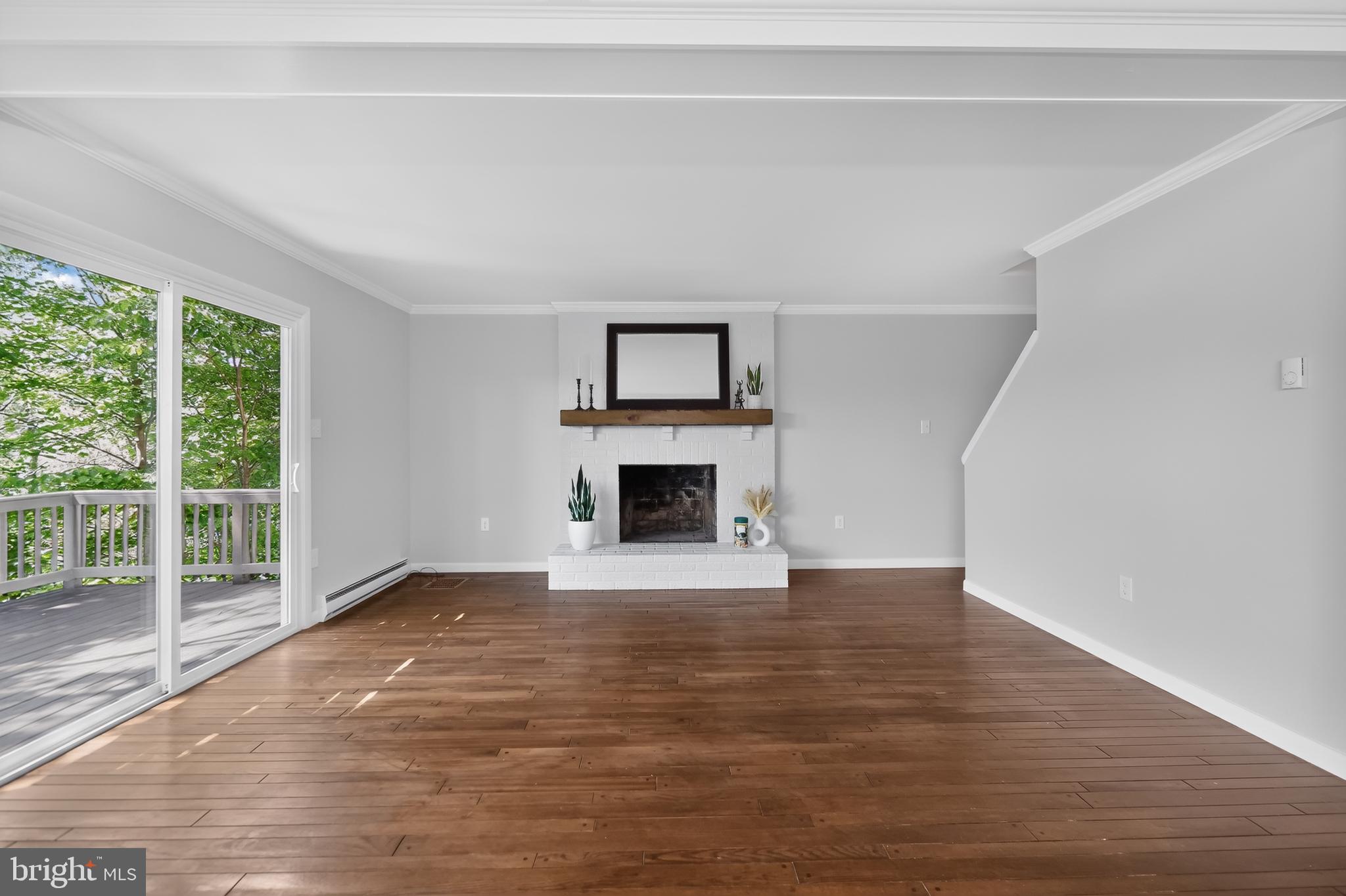 233 Sunset Circle Cross Junction, VA 22625 - Photo 17 of 46 Spacious Family Room w/Brick Woodburning Fireplace