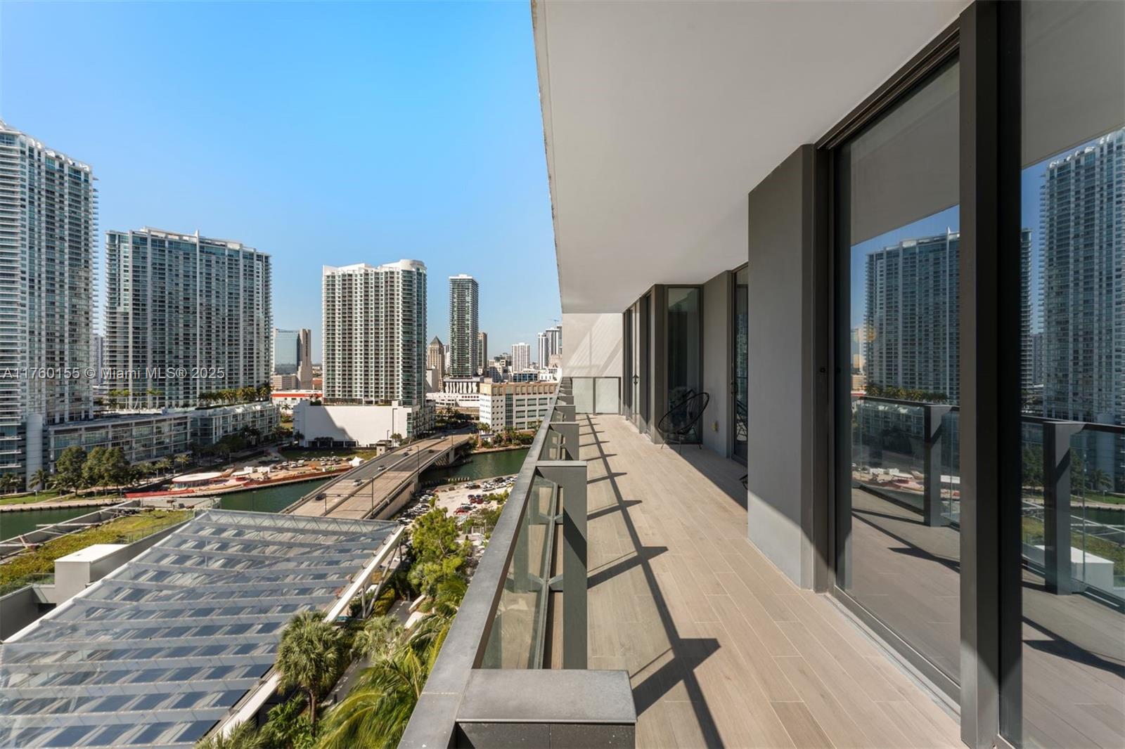 68 Southeast 6th Street, Unit 1404 Miami, FL 33131 - Photo 24 of 26 a view of balcony and patio