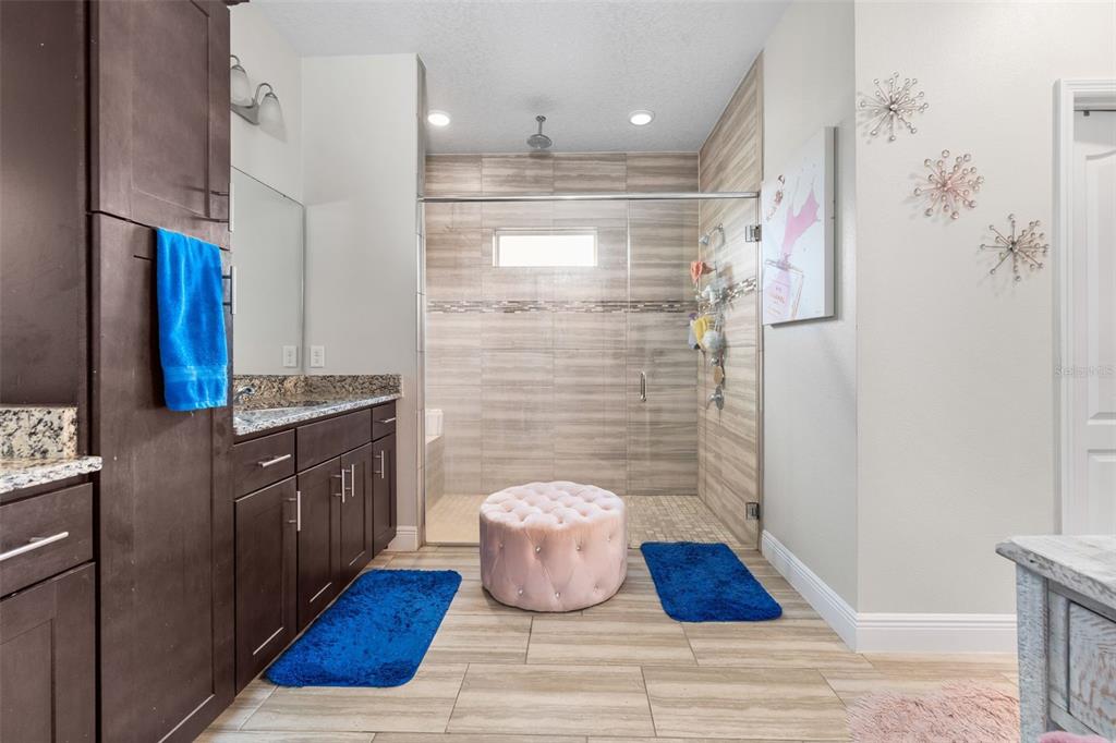 5615 Southwest 215th Terrace Newberry, FL 32669 - Photo 25 of 45 a bathroom with a sink and a shower