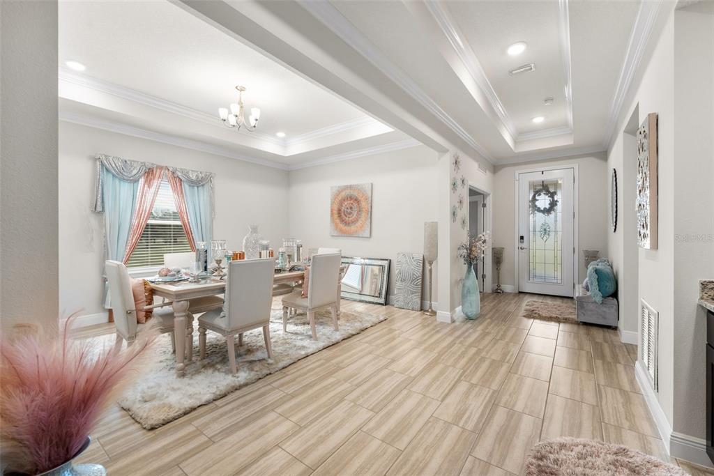 5615 Southwest 215th Terrace Newberry, FL 32669 - Photo 8 of 45 a very nice looking dining room with a large window