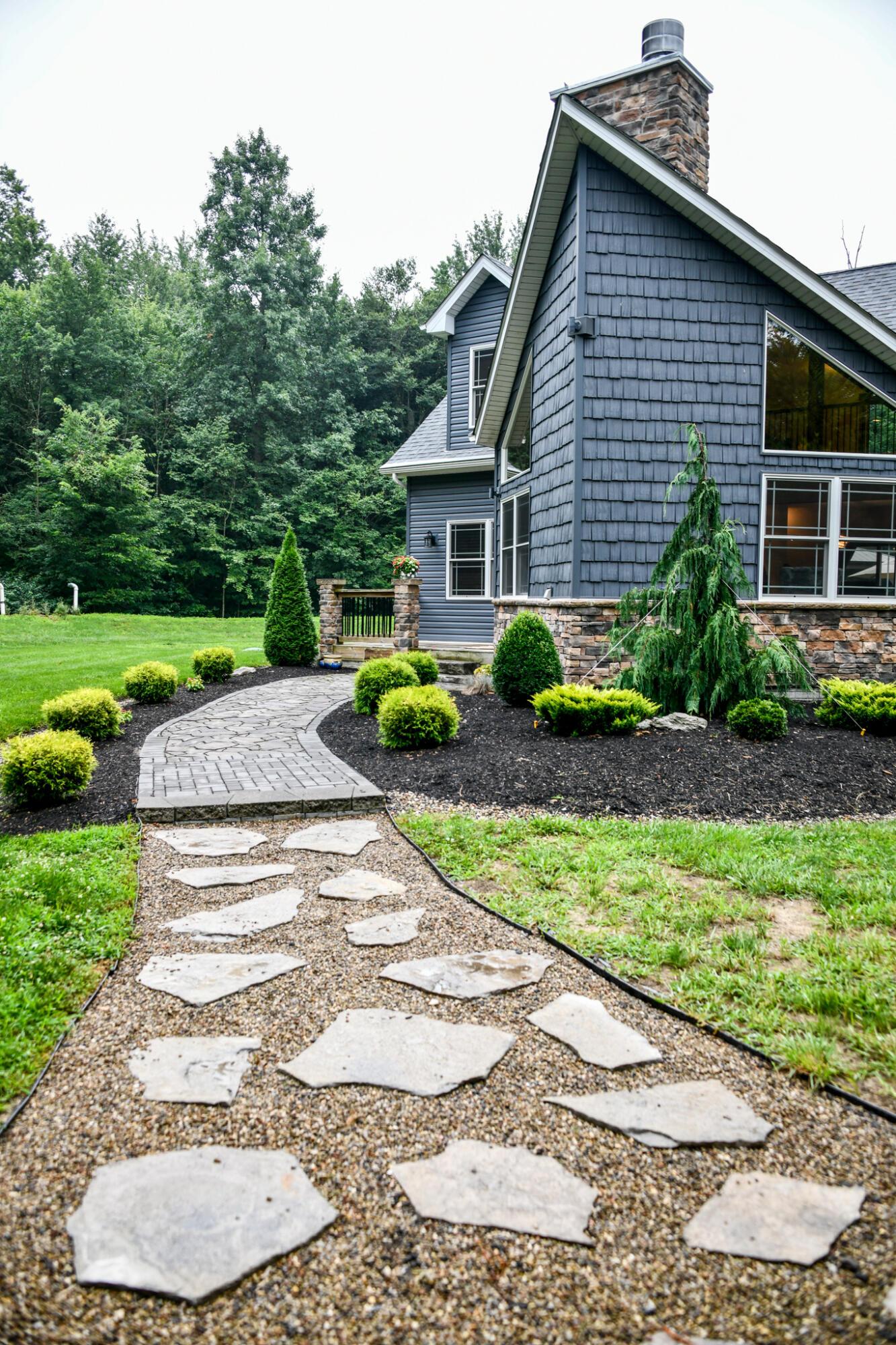 2120 Burnt Pond Road Ostrander, OH 43061 - Photo 12 of 52 Stone and Brick Front Walkway