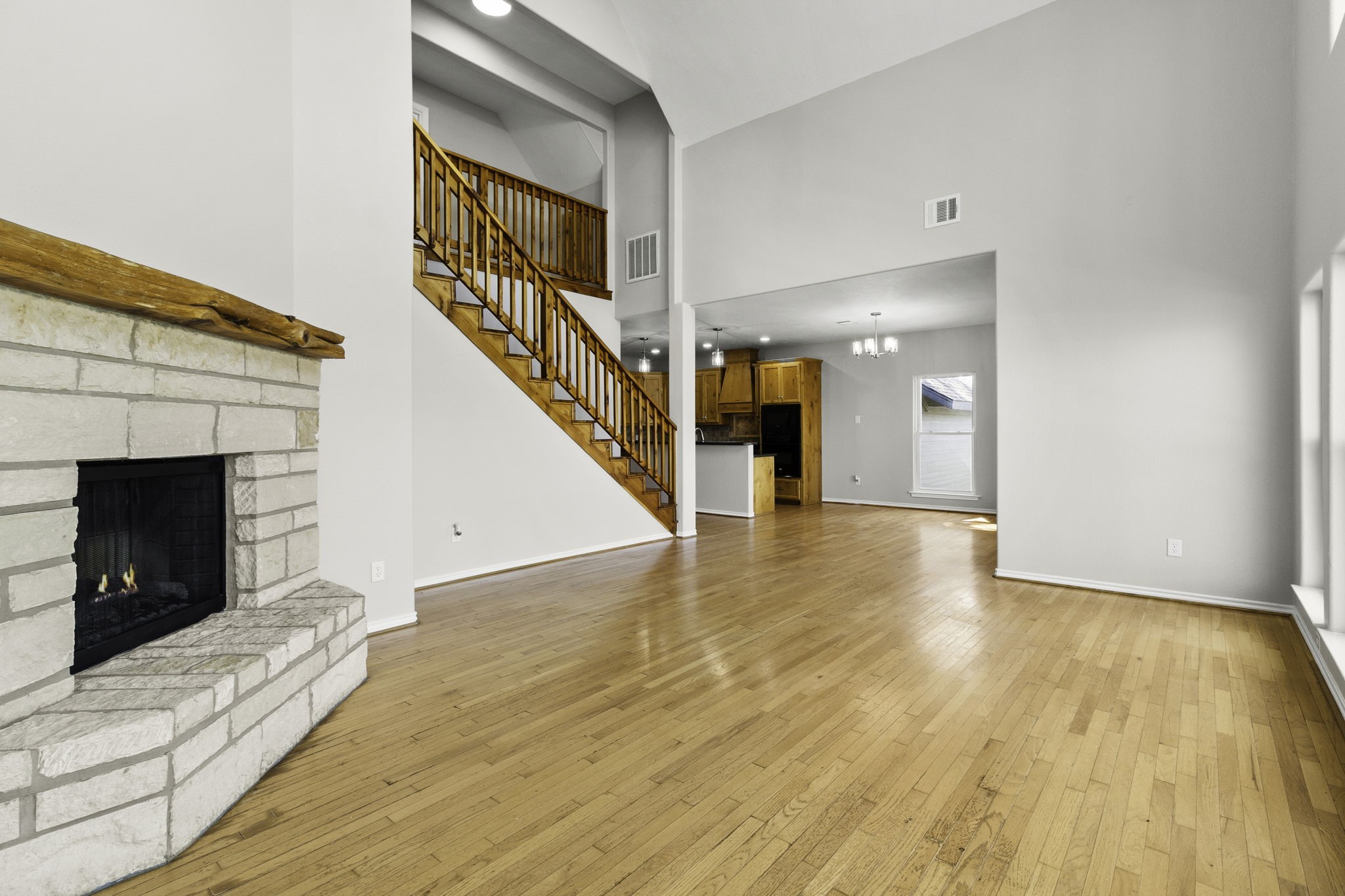 231 North Point Road Trinity, TX 75862 - Photo 24 of 50 a view of an entryway and livingroom with wooden floor
