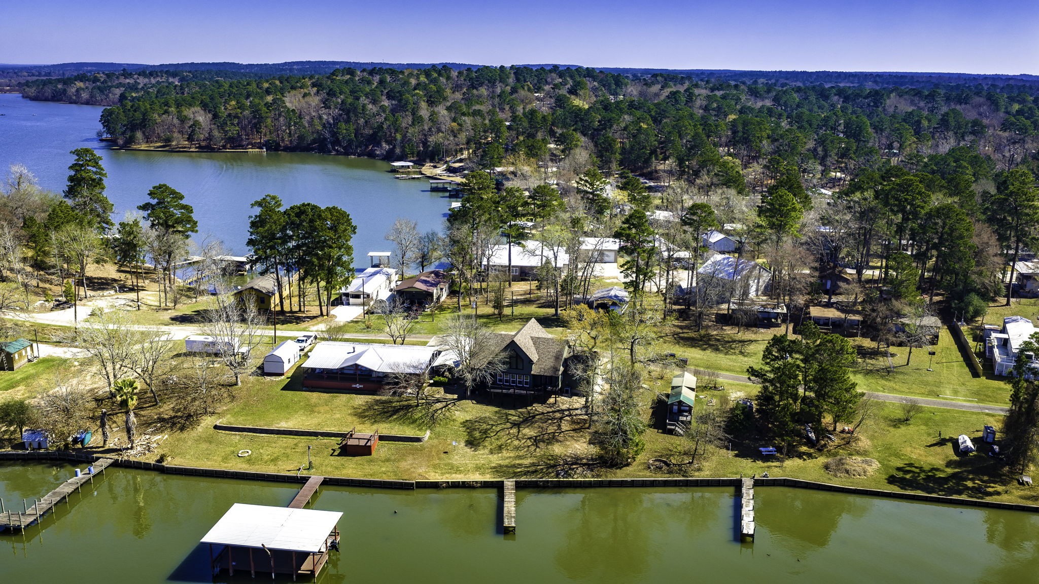 231 North Point Road Trinity, TX 75862 - Photo 48 of 50 a view of a lake