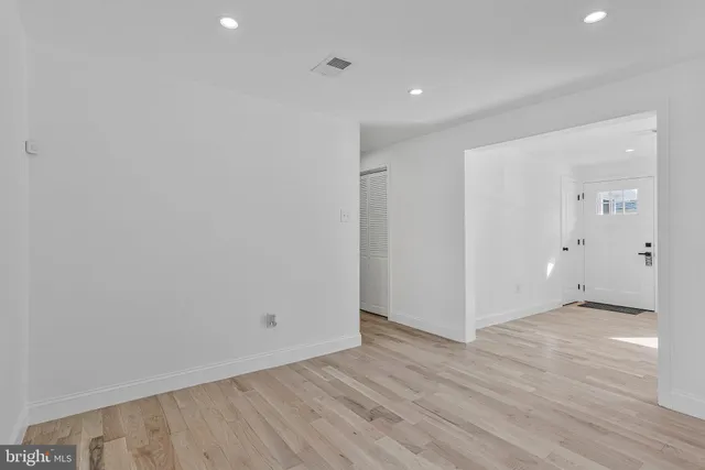 a view of an empty room