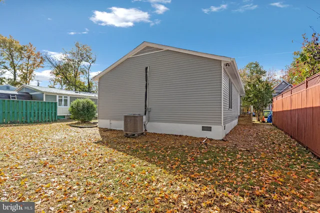 a backyard of a house