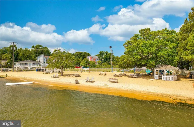 a view of an ocean and beach