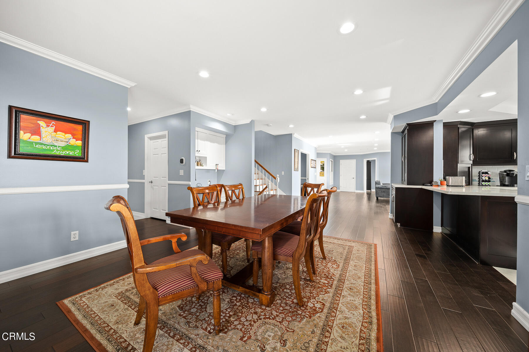 3337 Haven Way Burbank, CA 91504 - Photo 34 of 63 a dining room with furniture and wooden floor