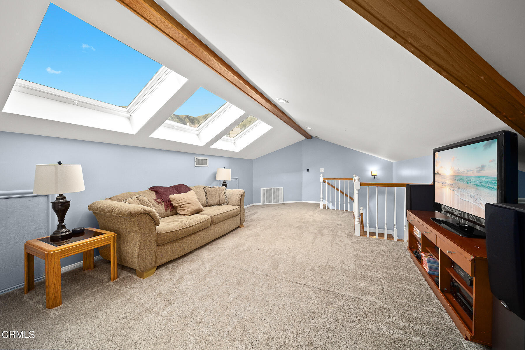 3337 Haven Way Burbank, CA 91504 - Photo 41 of 63 a living room with furniture and a flat screen tv