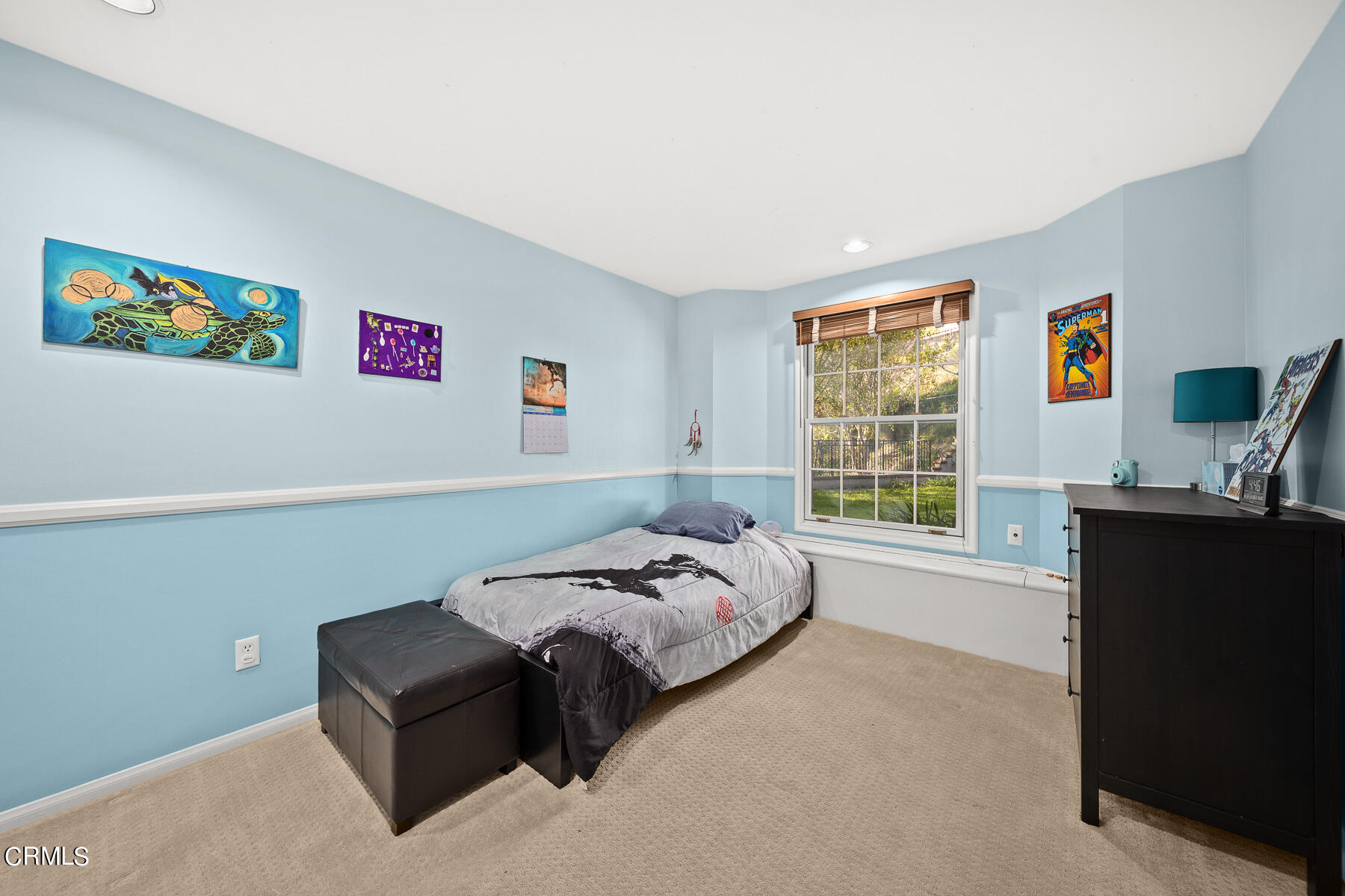 3337 Haven Way Burbank, CA 91504 - Photo 45 of 63 a bedroom with a bed and a flat screen tv