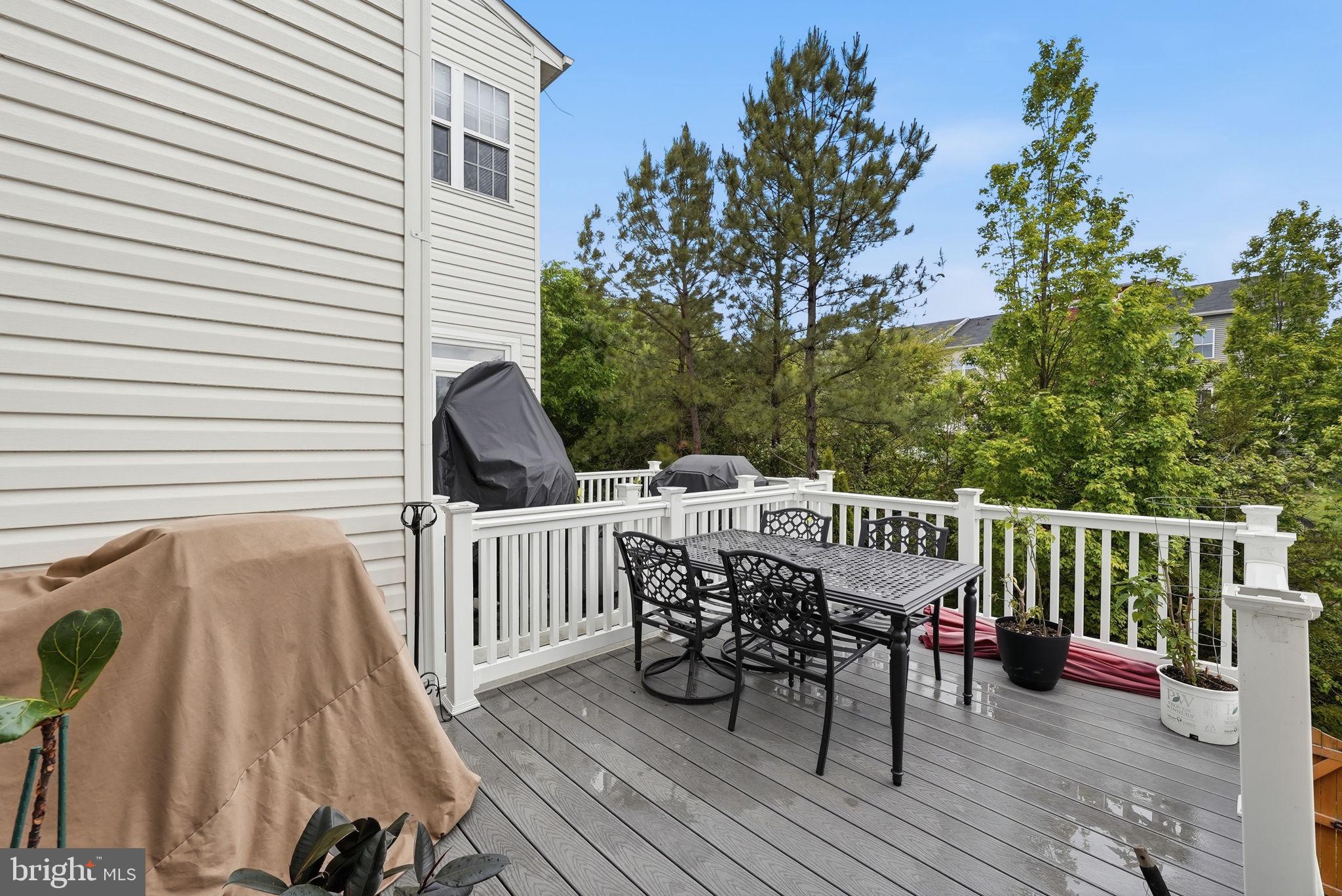25077 Prairie Fire Square Aldie, VA 20105 - Photo 15 of 15 Serene deck with lush green views.