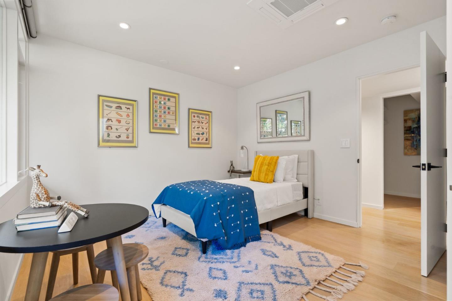 161 Eleanor Drive Woodside, CA 94062 - Photo 22 of 57 a bedroom with furniture and a bed