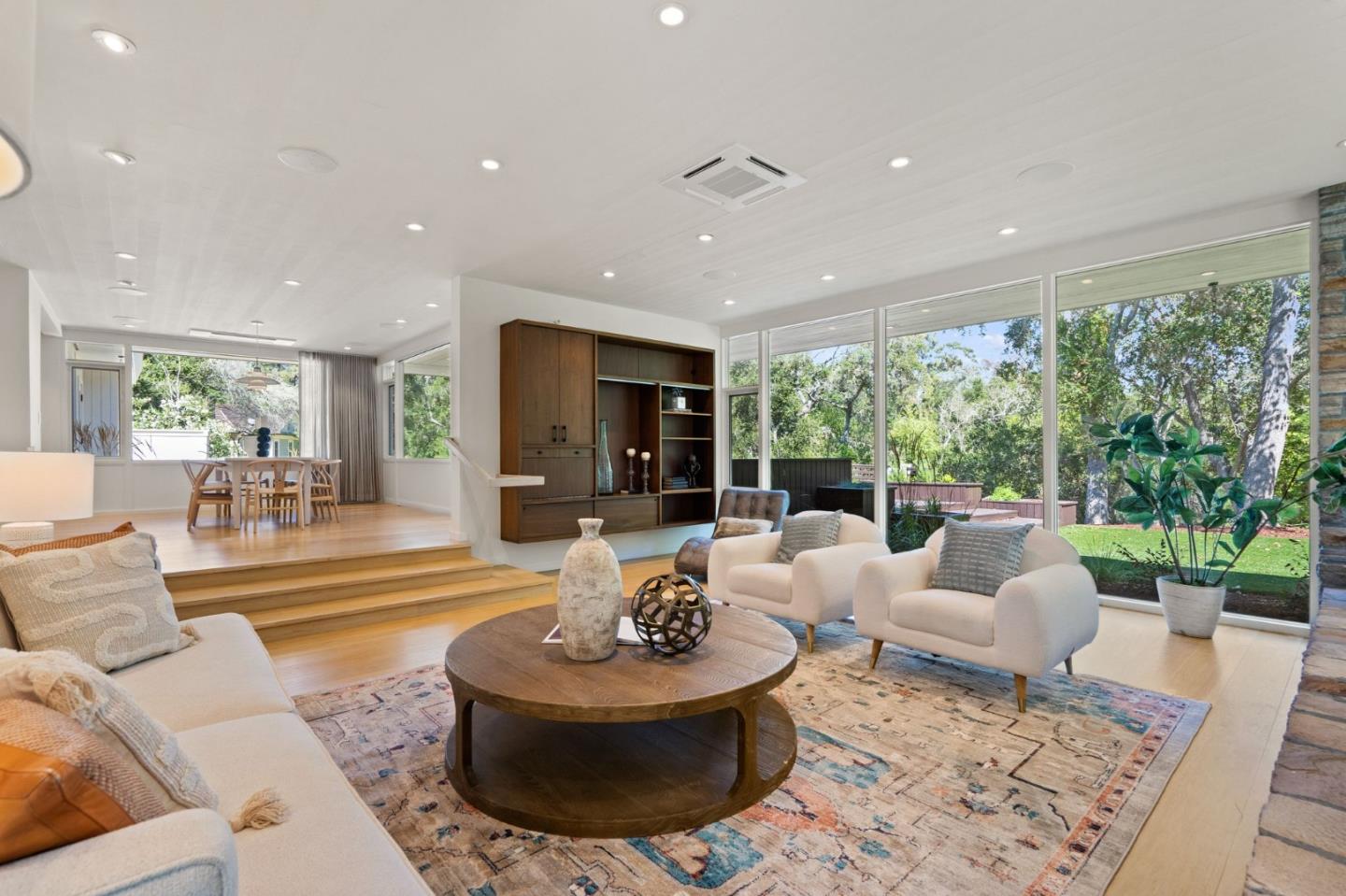 161 Eleanor Drive Woodside, CA 94062 - Photo 5 of 57 a living room with patio furniture and a large window