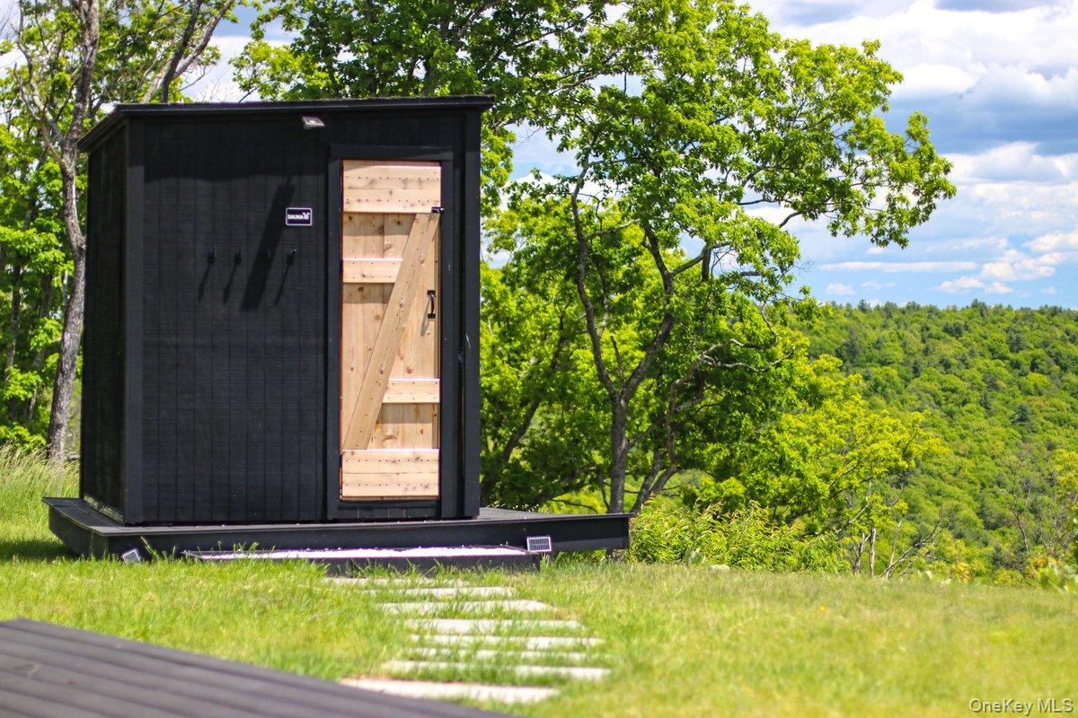 125 Mapes Road Barryville, NY 12719 - Photo 40 of 45 One of two saunas with amazing views