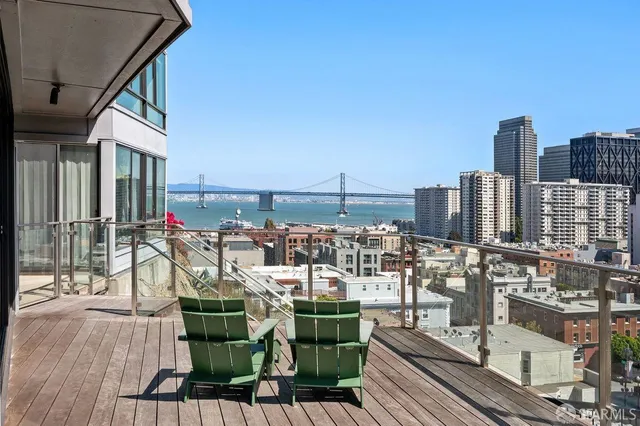 a view of balcony deck and patio