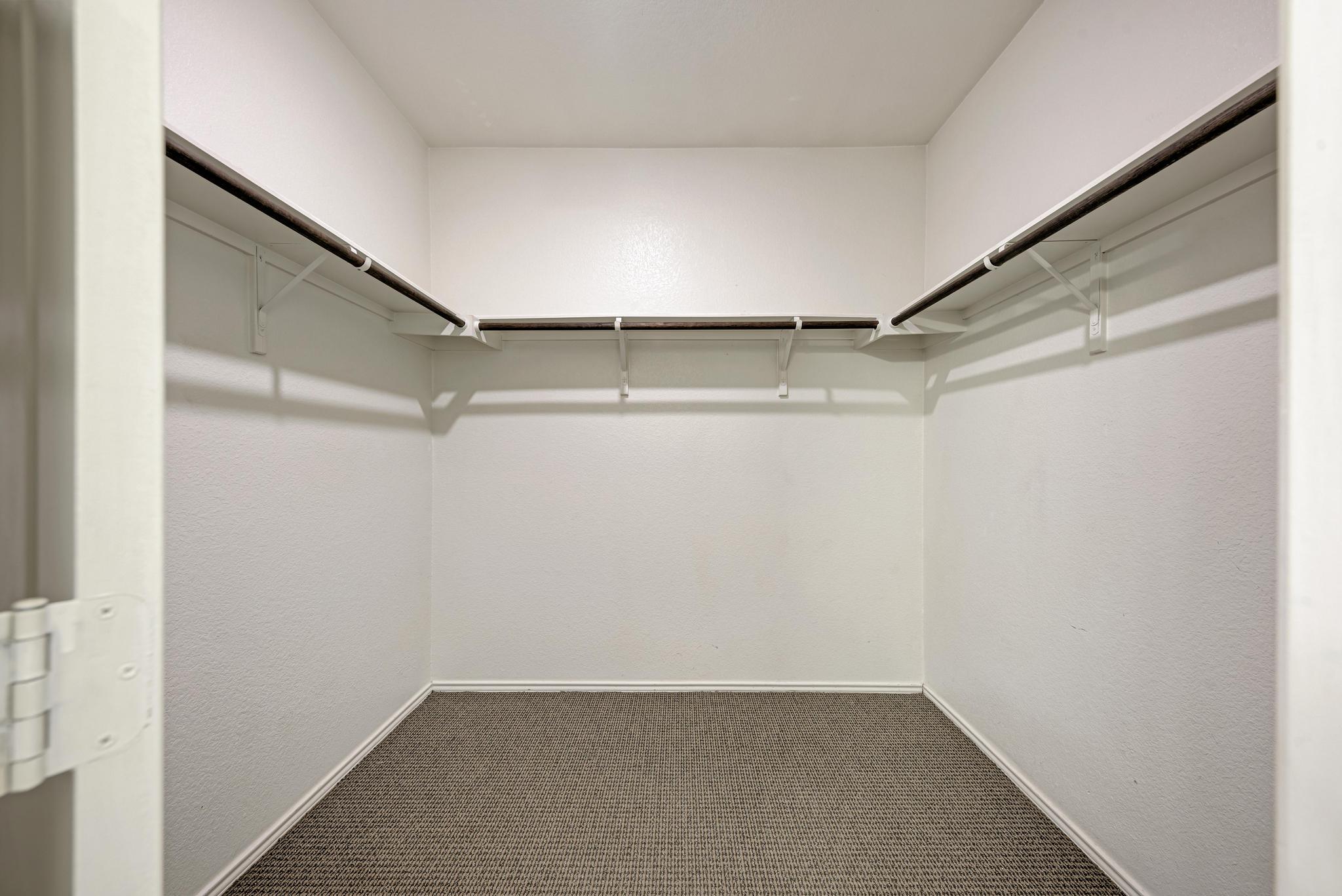 129 Vulcan Drive Jarrell, TX 76537 - Photo 22 of 35 a view of an empty walk in closet