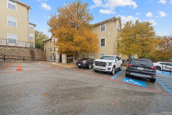a car parked on the side of a street