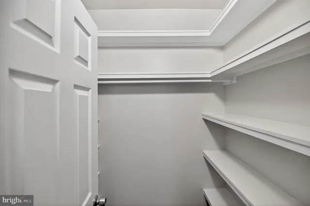 a close up view of racks on the wall