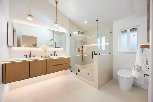 a living room with a couch and a window