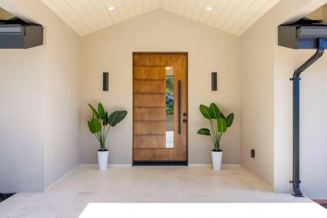 a outdoor living space with furniture