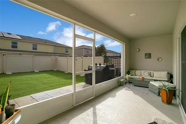 a view of outdoor space and living room