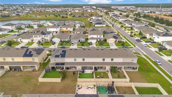 a view of building with yard