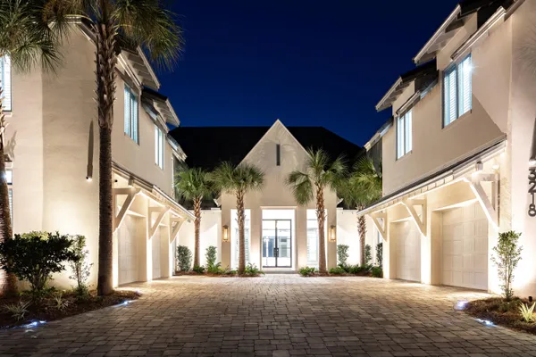 a view of a building with a street