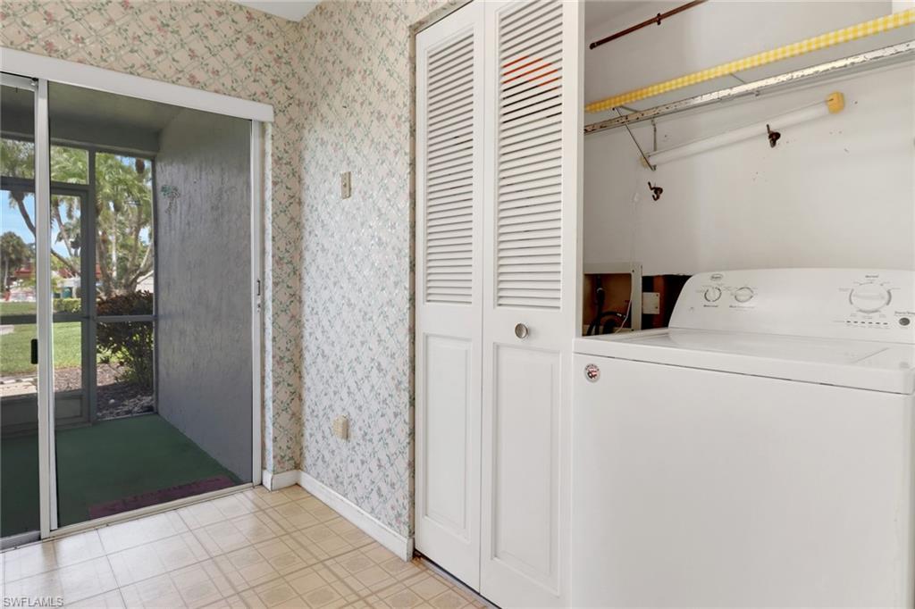 7077 Quail Run Court East, Unit A 15 Fort Myers, FL 33908 - Photo 21 of 43 a view of bathroom with utility room