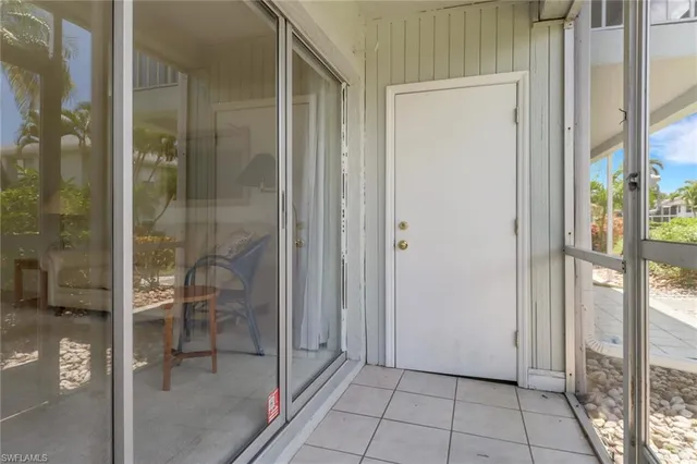a view of a balcony with lake view