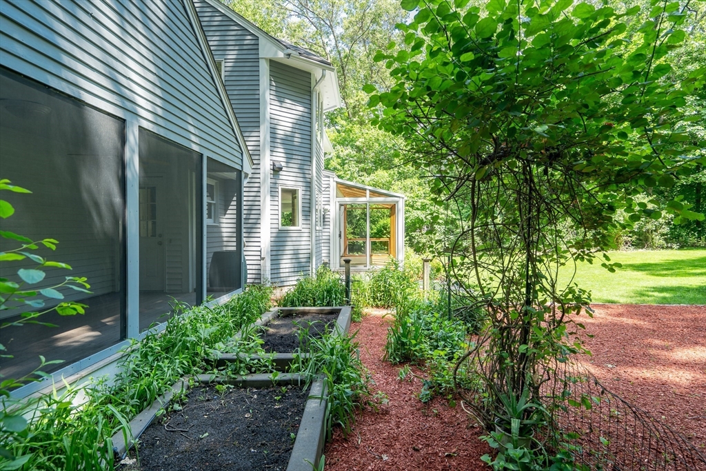 71 Grassland Street Lexington, MA 02421 - Photo 34 of 38 a view of a backyard with plants