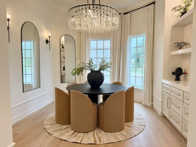 a view of living room filled with furniture