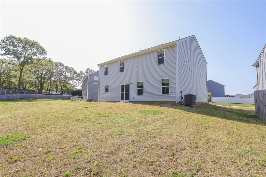132 Bleckley Trail Anderson, SC 29625 - Photo 16 of 44 This spacious backyard offers ample outdoor living potential, perfect for leisure and recreation.